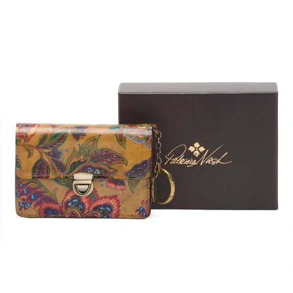 PATRICIA NASH 🦋 Lanza Leather Wallet new In Box French Tapestry - Picture 4 of 7